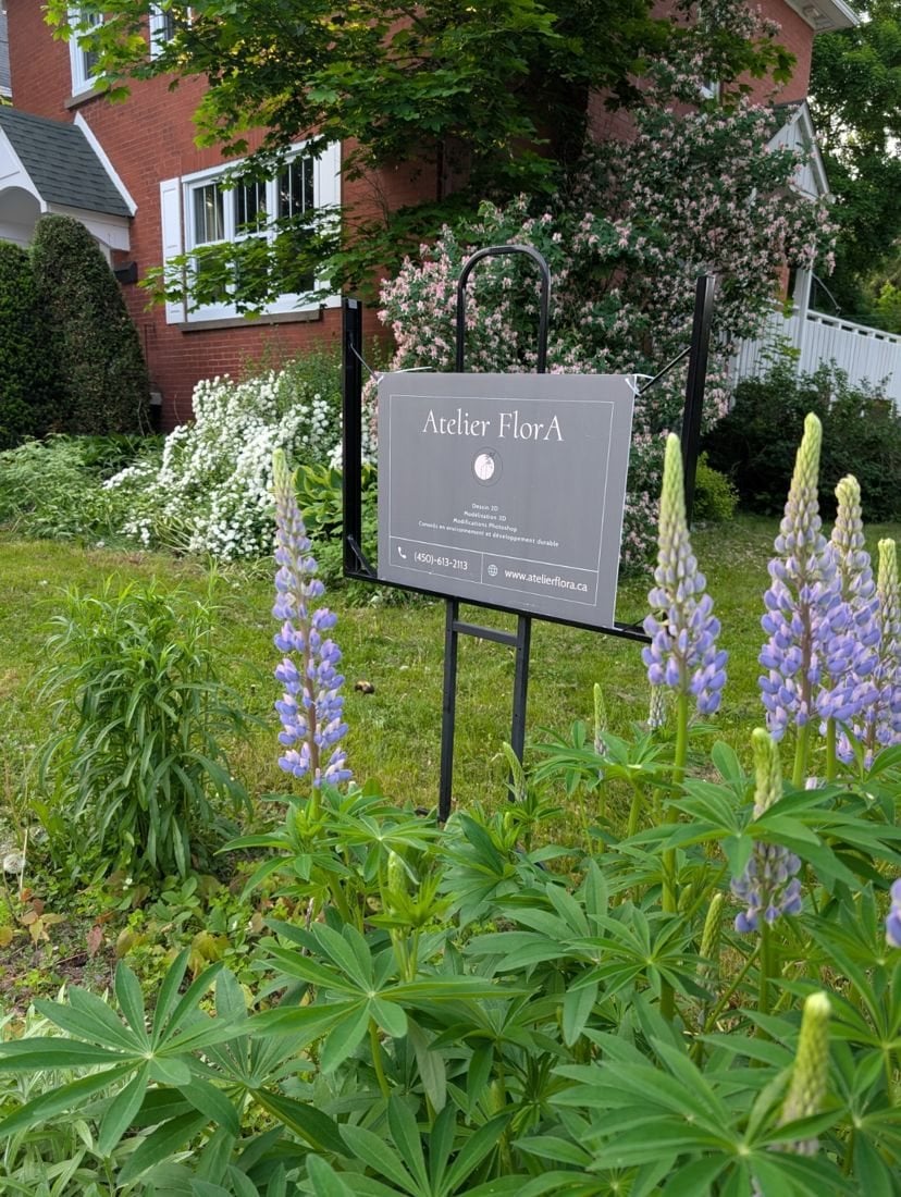 Garden landscaped for pollinators