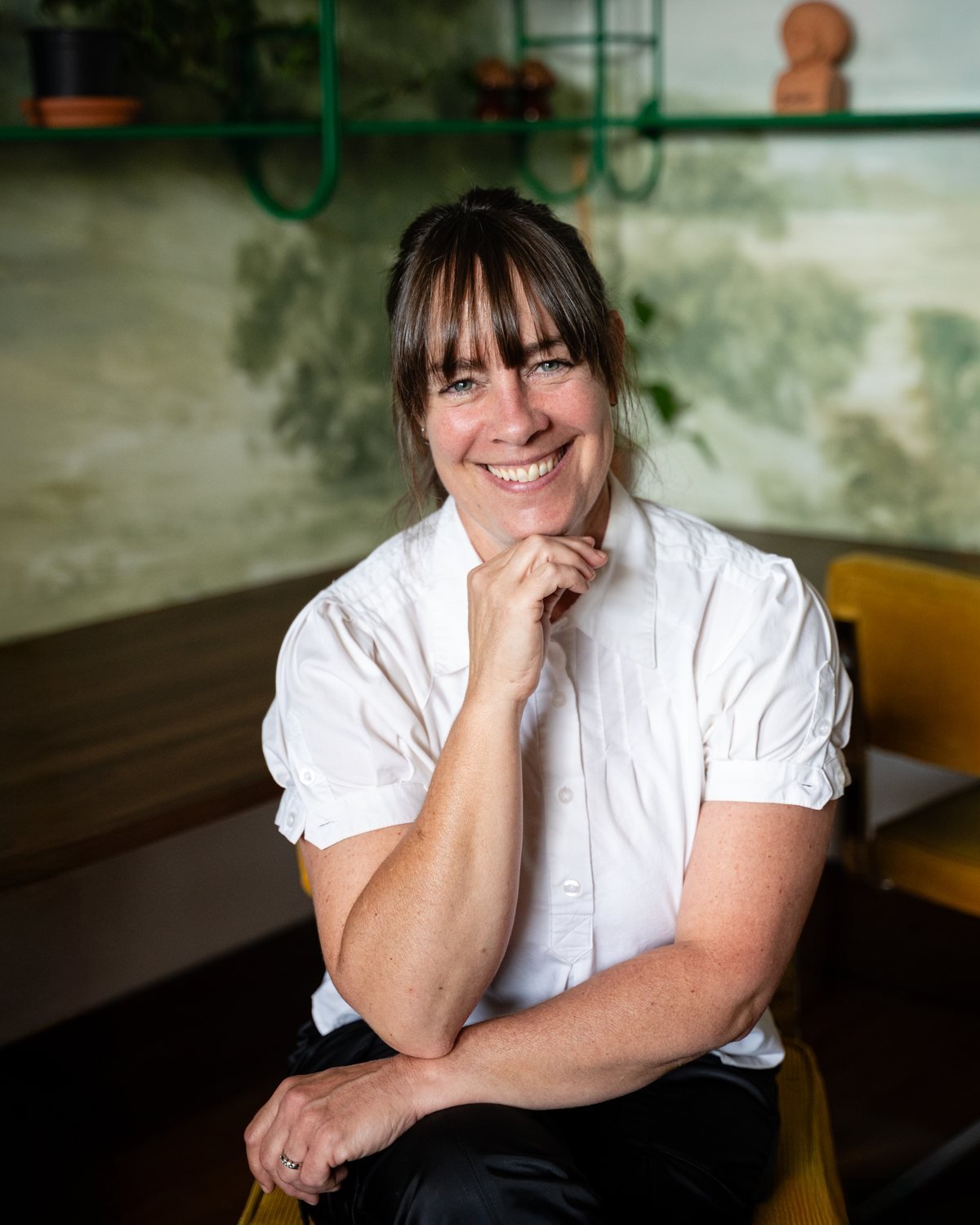 Portrait de Catherine Bertrand, copropriétaire d'Atelier FlorA